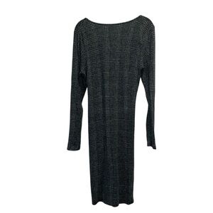 APT. 9 Plaid Knit Sweater Dress - Size M